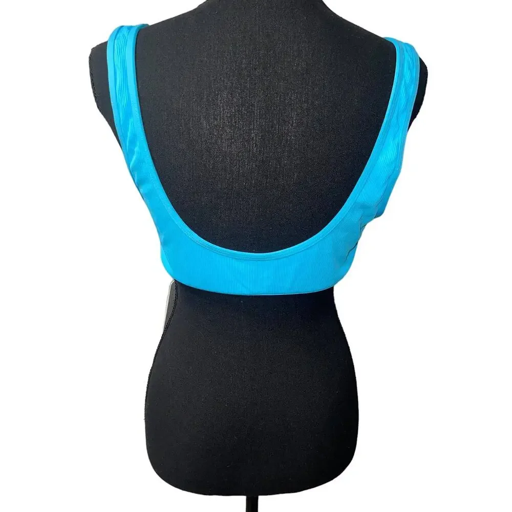 NWT! L*Space Robbie Aqua Bikini Swim Beachy Top - Size XL